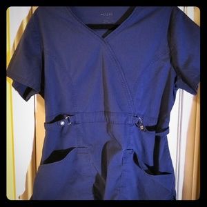 Navy Blue Cherokee Luxe scrub set